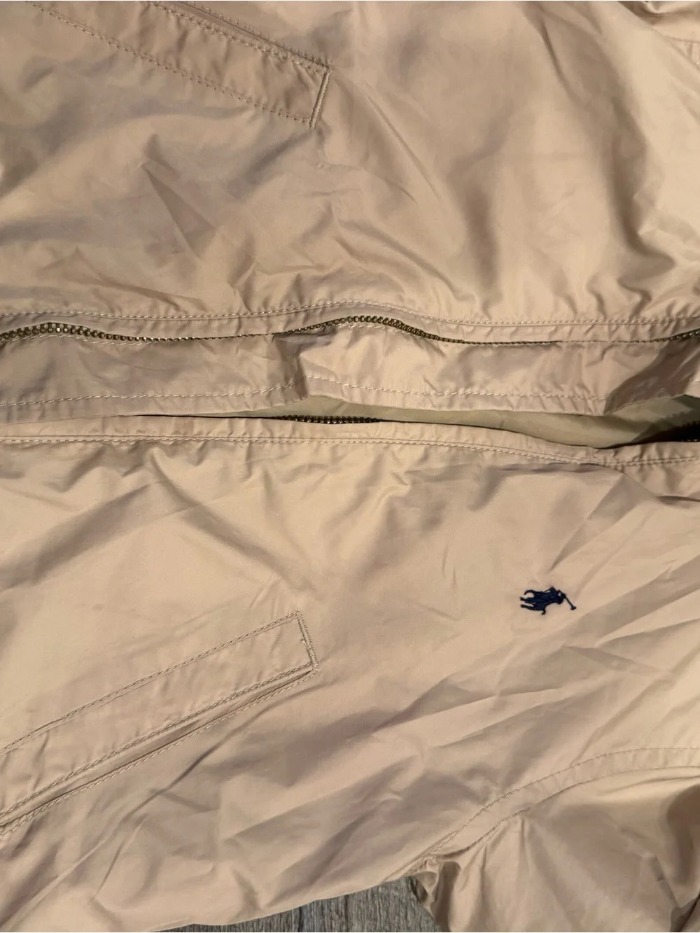 Ralph Lauren Polo Beige Lightweight Hooded Jacket  4/4T